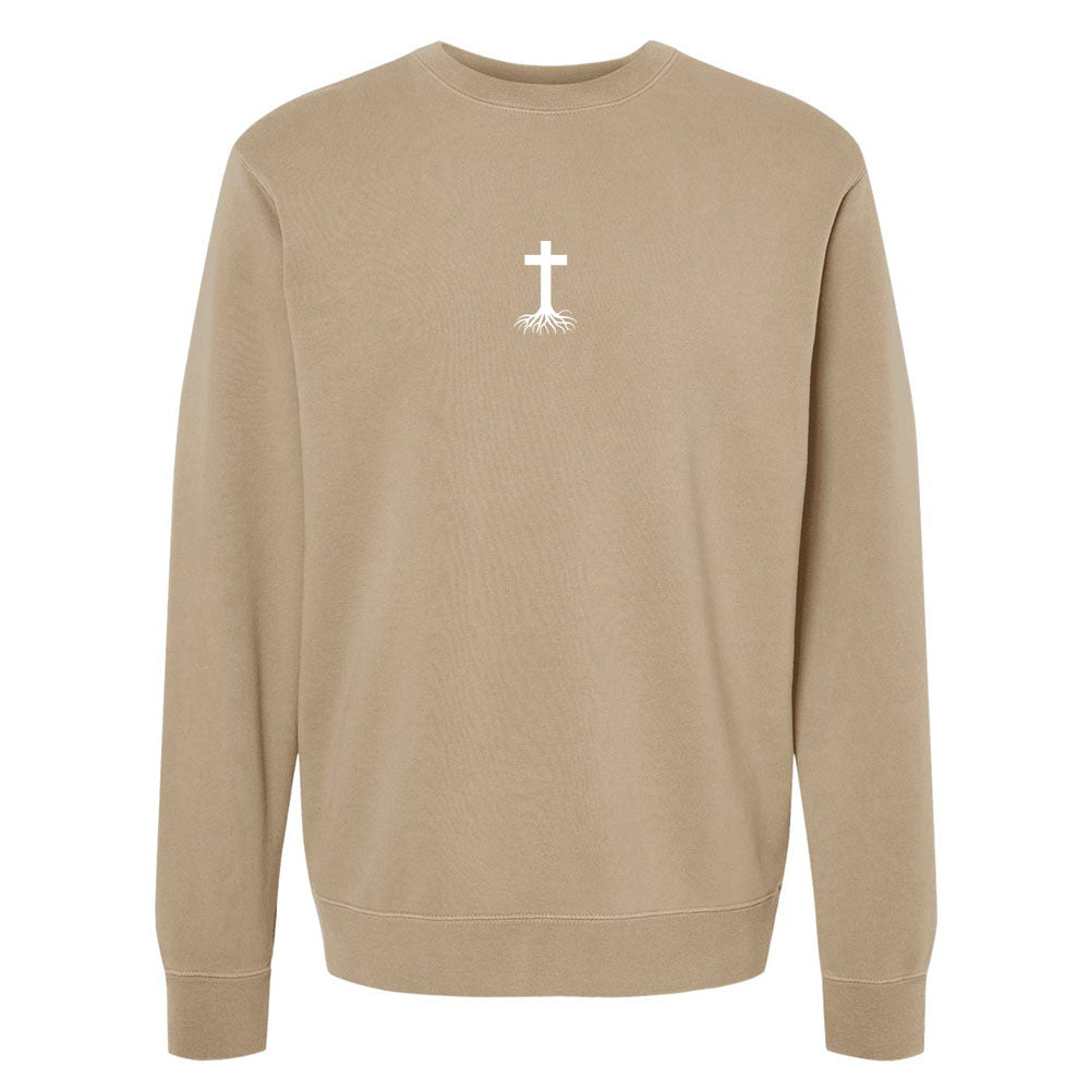 Stay Rooted Unisex Pigment - Dyed Crewneck Sweatshirt - Shepherds Shelf