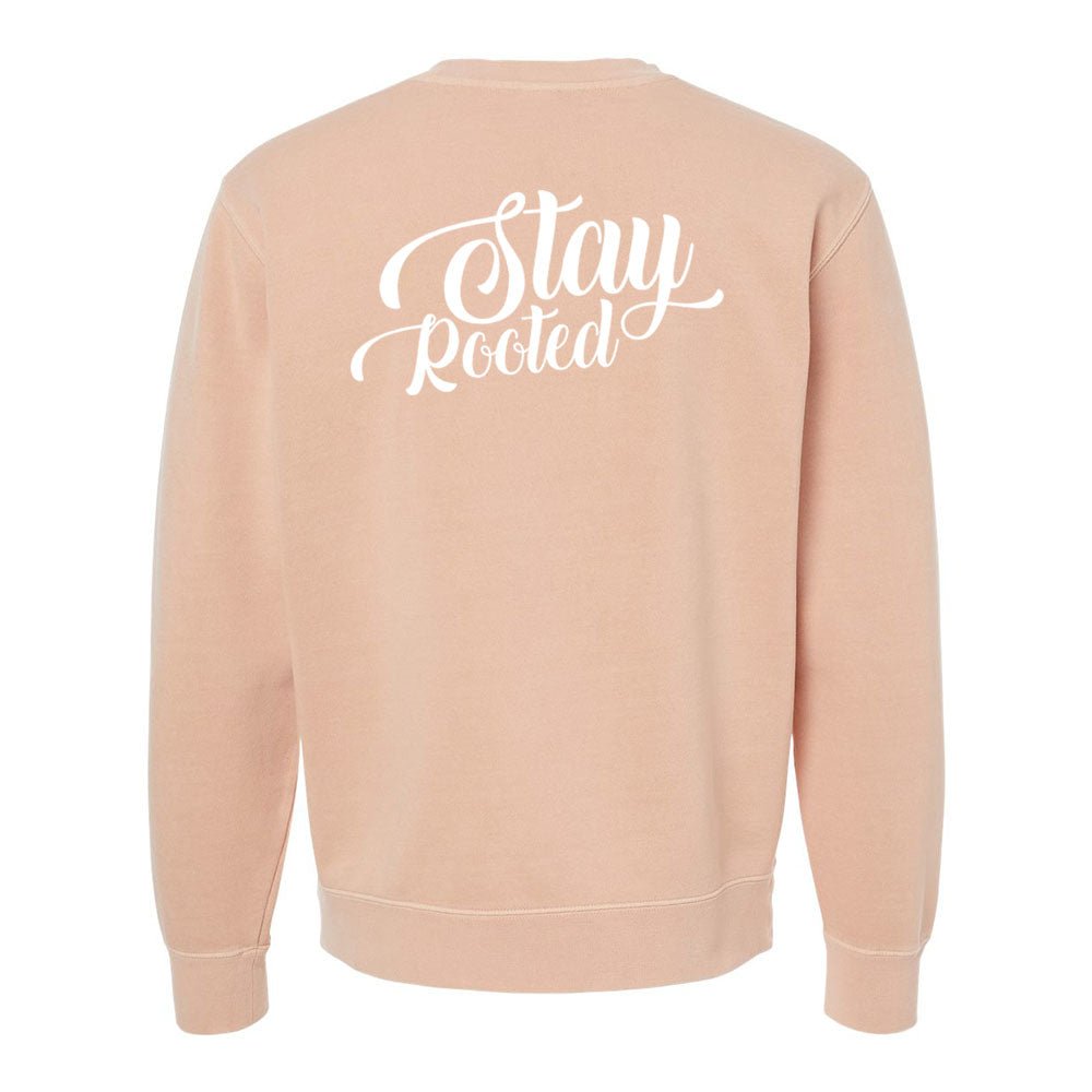 Stay Rooted Unisex Pigment - Dyed Crewneck Sweatshirt - Shepherds Shelf