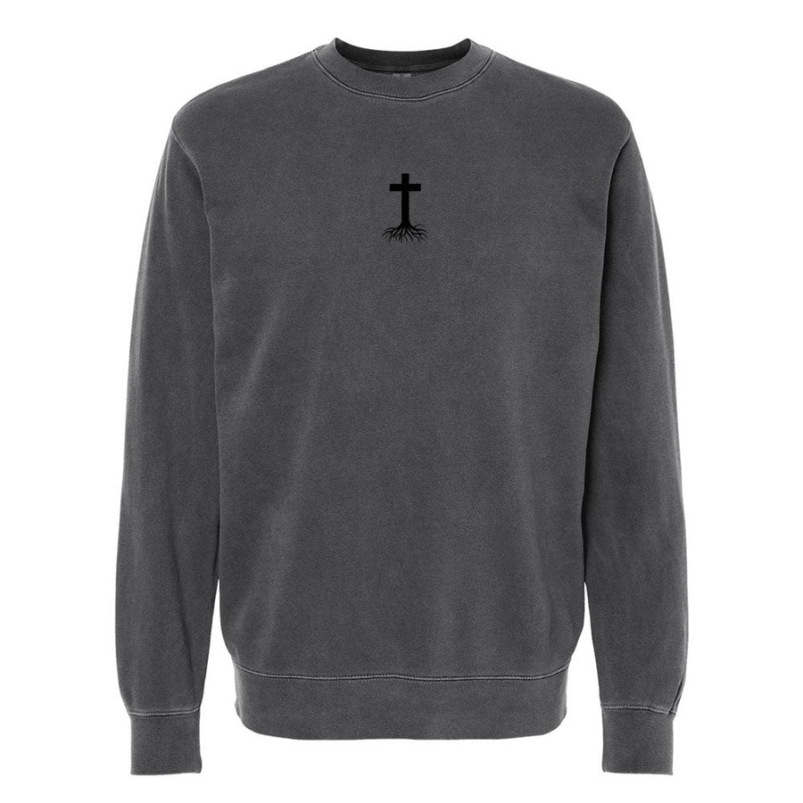 Stay Rooted Unisex Pigment - Dyed Crewneck Sweatshirt - Shepherds Shelf