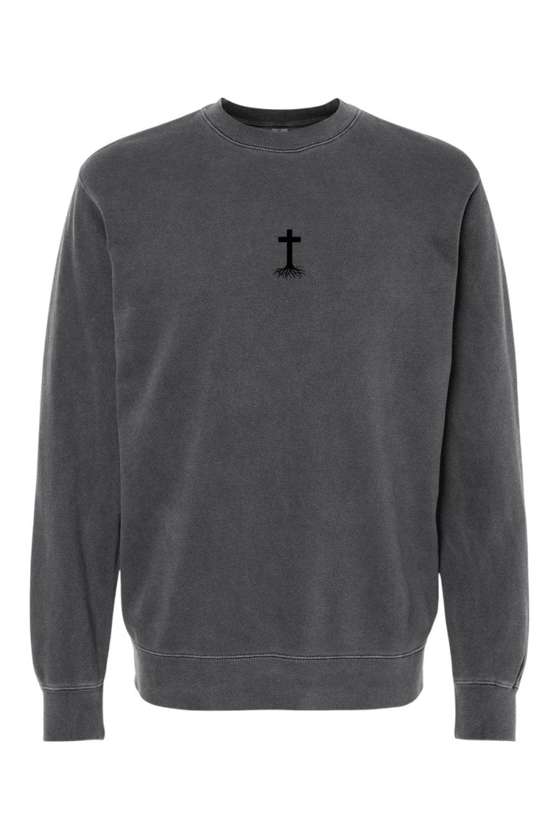 Stay Rooted Unisex Pigment - Dyed Crewneck Sweatshirt - Shepherds Shelf