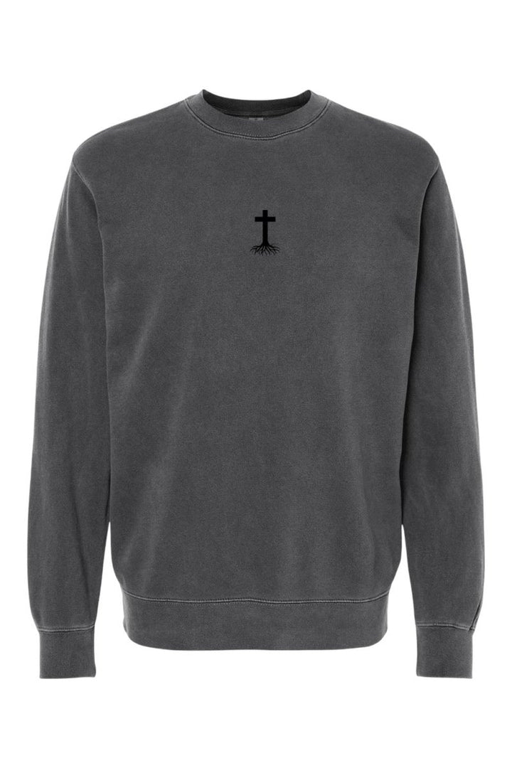 Stay Rooted Unisex Pigment - Dyed Crewneck Sweatshirt - Shepherds Shelf