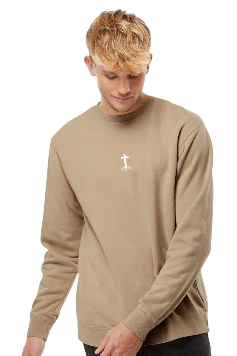 Stay Rooted Unisex Pigment - Dyed Crewneck Sweatshirt - Shepherds Shelf