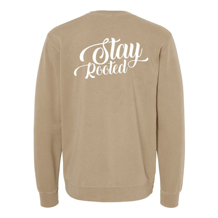 Stay Rooted Unisex Pigment - Dyed Crewneck Sweatshirt - Shepherds Shelf