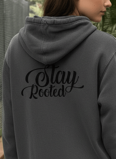 Stay Rooted Unisex Pigment - Dyed Hoodie Sweatshirt - Shepherds Shelf