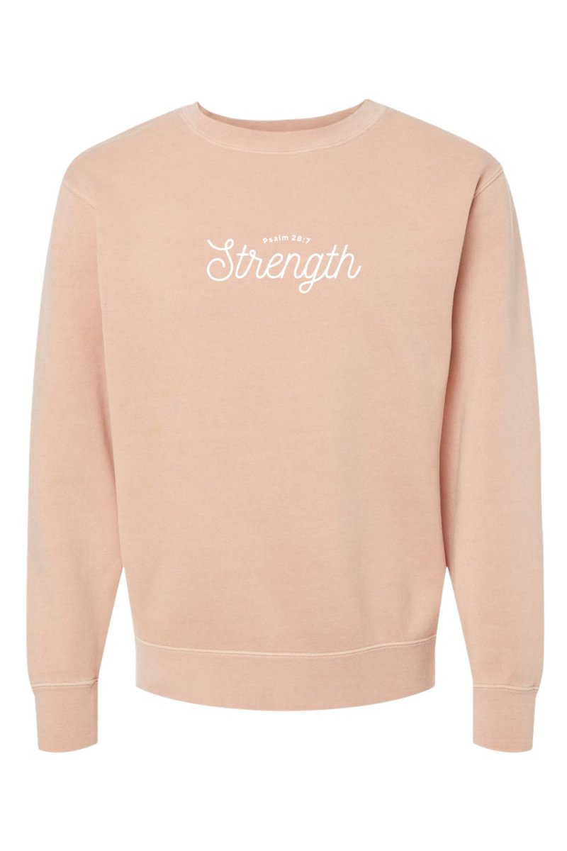 Strength Unisex Pigment - Dyed Crewneck Sweatshirt - Shepherds Shelf
