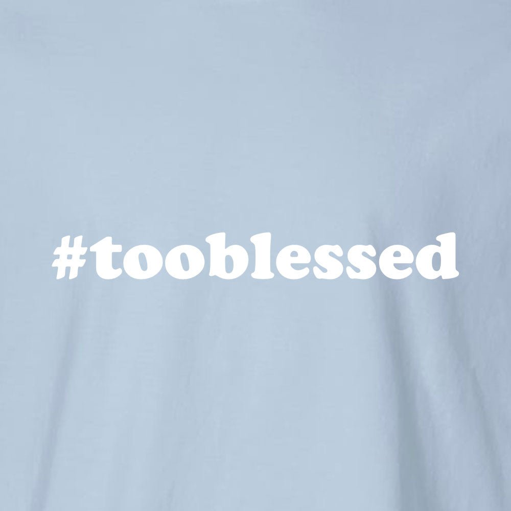 Too Blessed Unisex Garment - Dyed Tee - Shepherds Shelf