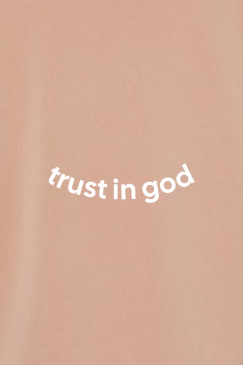 Trust in God Unisex Pigment - Dyed Hoodie Sweatshirt - Shepherds Shelf
