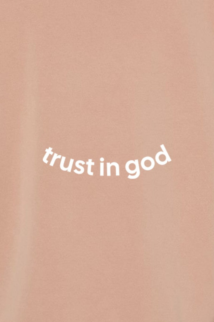 Trust in God Unisex Pigment - Dyed Hoodie Sweatshirt - Shepherds Shelf