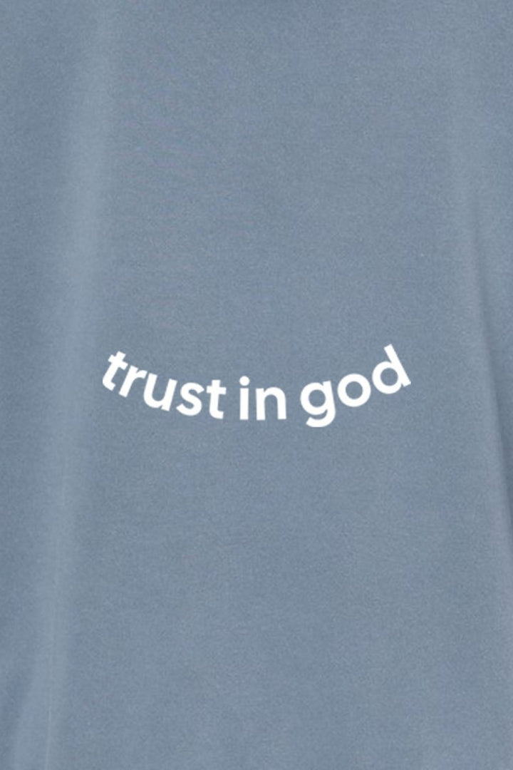 Trust in God Unisex Pigment - Dyed Hoodie Sweatshirt - Shepherds Shelf