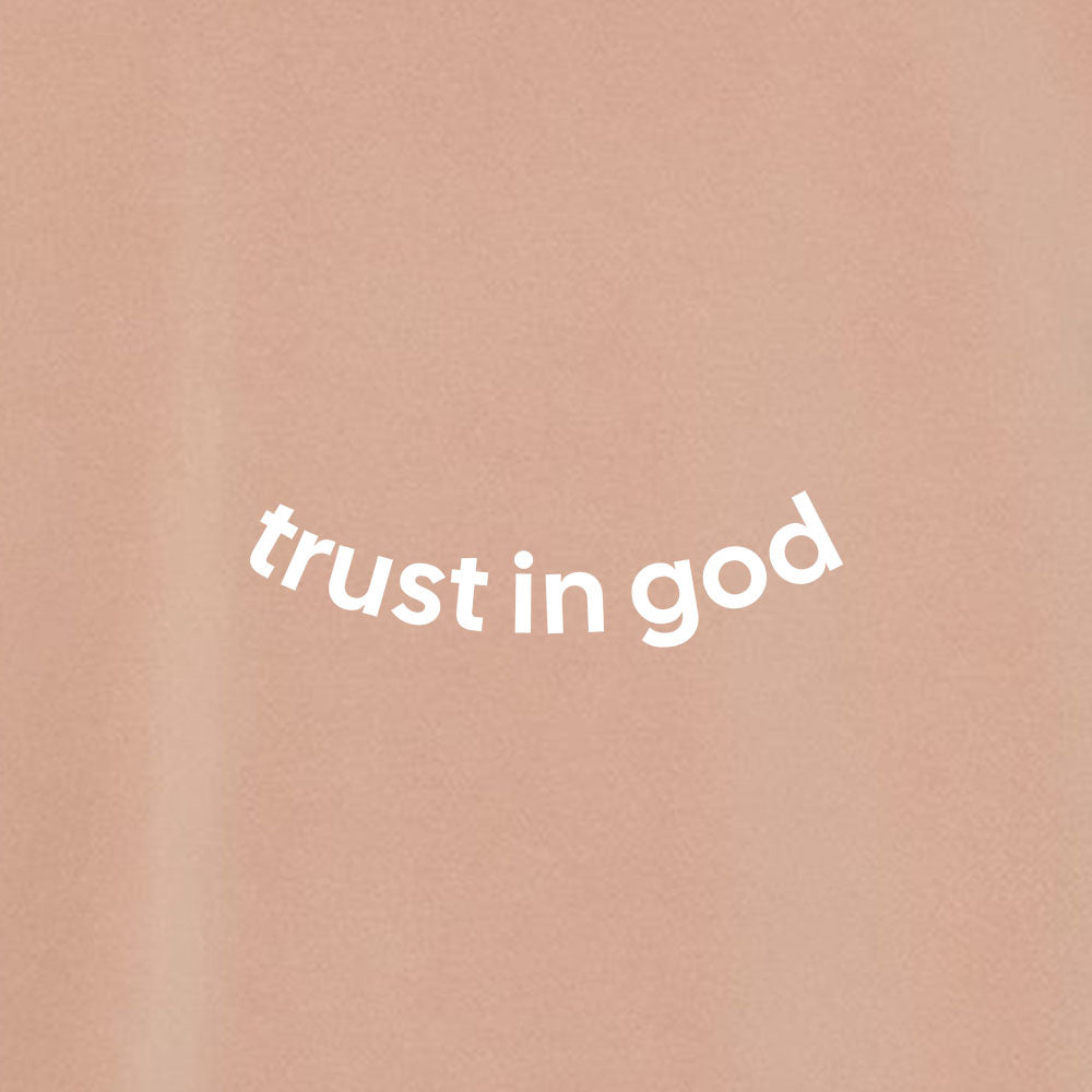 Trust in God Unisex Pigment - Dyed Hoodie Sweatshirt - Shepherds Shelf