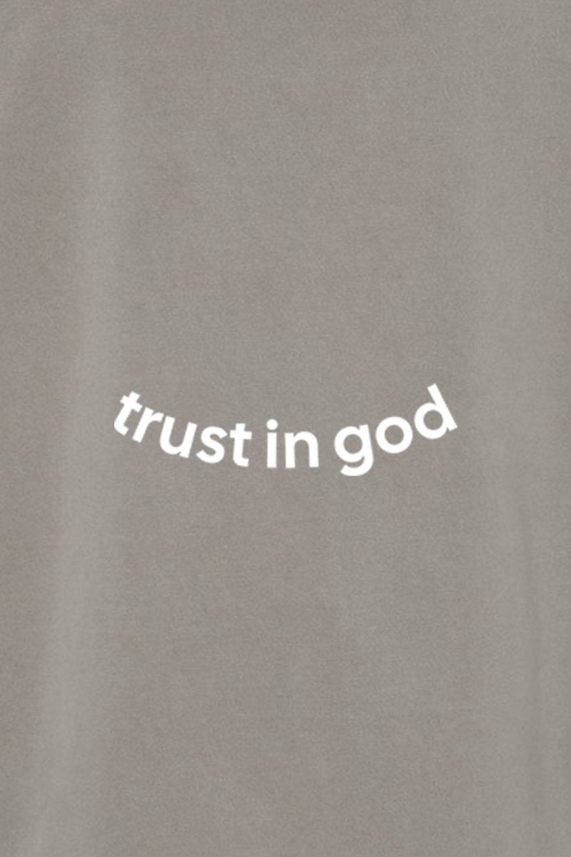 Trust in God Unisex Pigment - Dyed Hoodie Sweatshirt - Shepherds Shelf