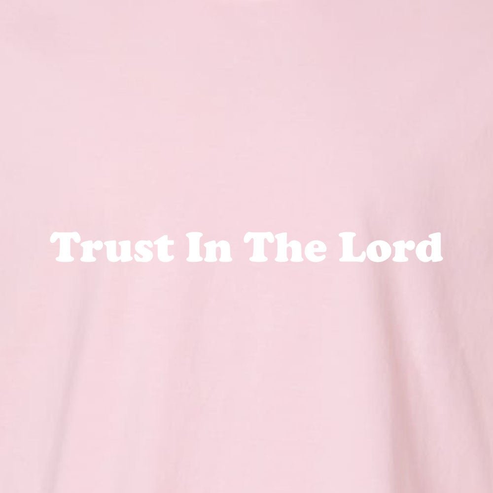 Trust In the Lord Unisex Garment - Dyed Tee - Shepherds Shelf