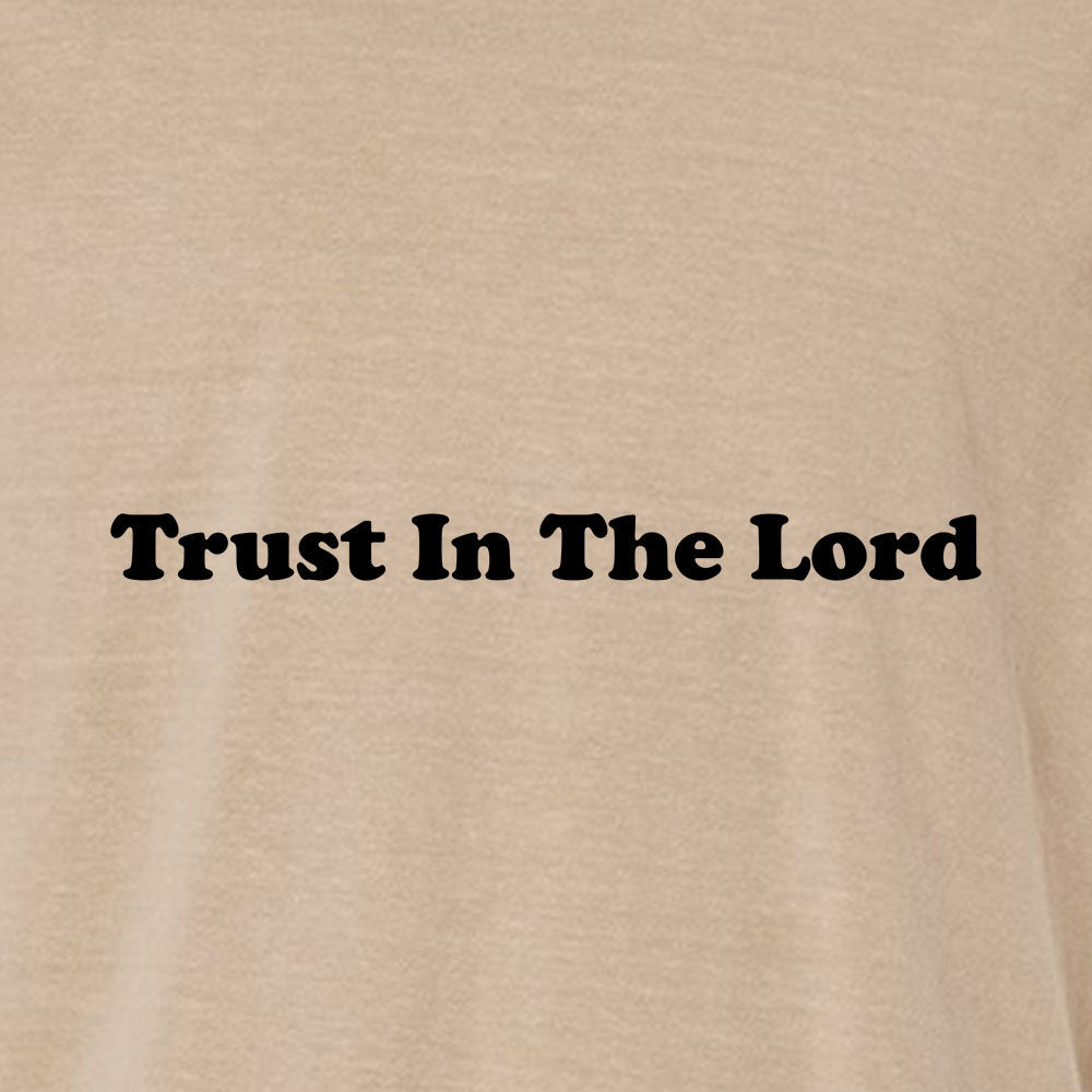 Trust In the Lord Unisex Garment - Dyed Tee - Shepherds Shelf