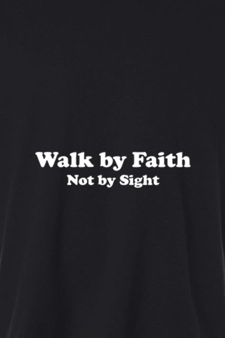 Walk by Faith Not By Sight Unisex Garment - Dyed Tee - Shepherds Shelf