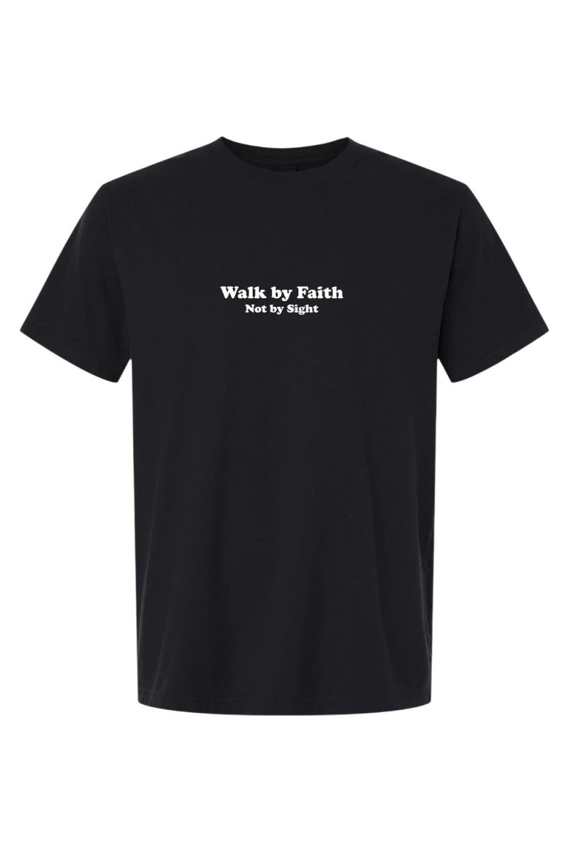 Walk by Faith Not By Sight Unisex Garment - Dyed Tee - Shepherds Shelf