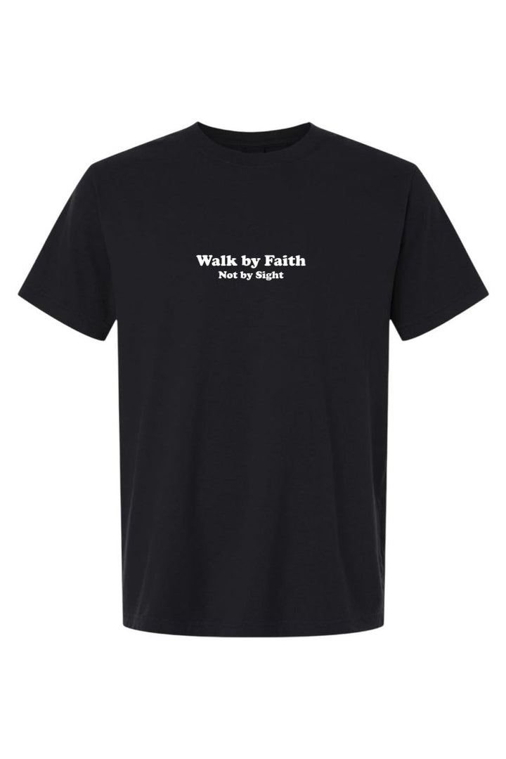 Walk by Faith Not By Sight Unisex Garment - Dyed Tee - Shepherds Shelf