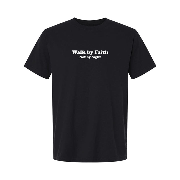 Walk by Faith Not By Sight Unisex Garment - Dyed Tee - Shepherds Shelf