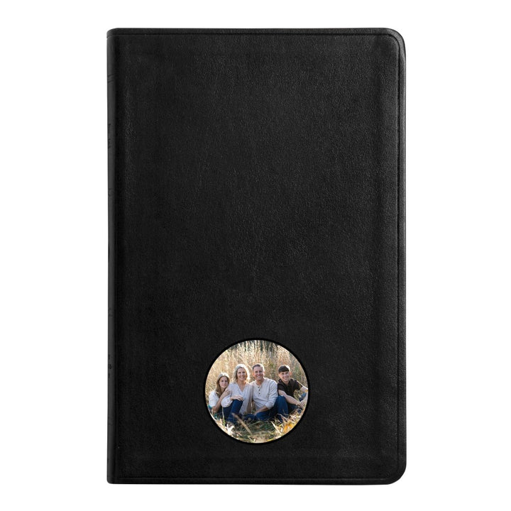Your Color Photo Custom ESV Black Standard Size Thinline Holy Bible Large Print - Shepherds Shelf