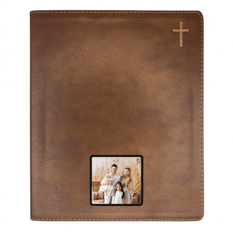 Your Color Photo Custom NIV Brown Standard Size Journaling Holy Bible Medium Print
