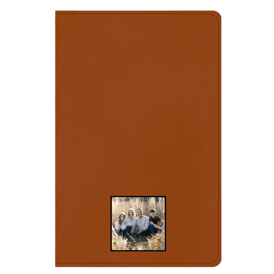 Your Color Photo ESV Brown Standard Size Holy Bible Large Print - Shepherds Shelf