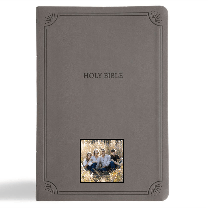 Your Color Photo NASB Gray Standard Size 2020 Holy Bible Large Print - Shepherds Shelf