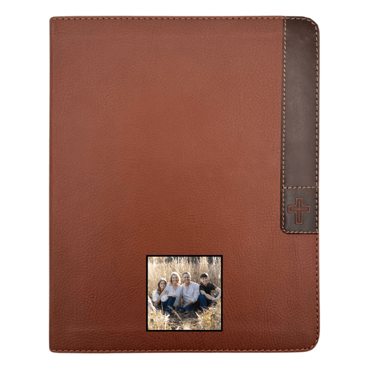 Your Color Photo NIV Faux Leather Note Taking Holy Bible for Journaling | Large Print | Brown - Shepherds Shelf