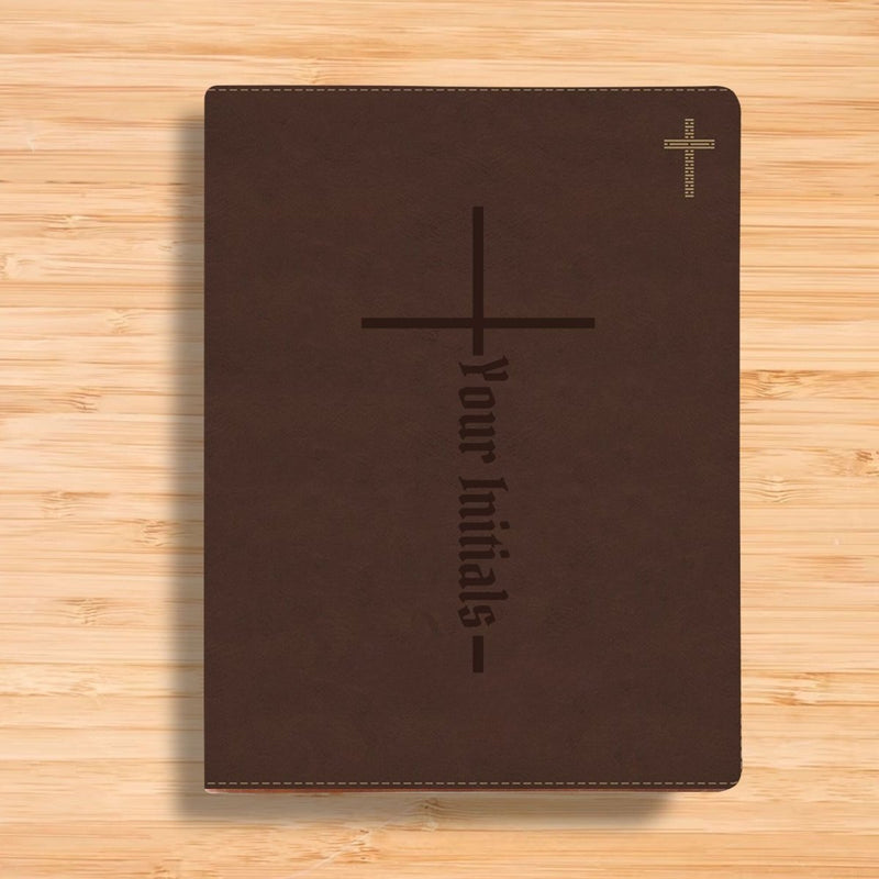 Personalized NIV Journaling Bible With Christian Cross Full Cover | Shepherds Shelf