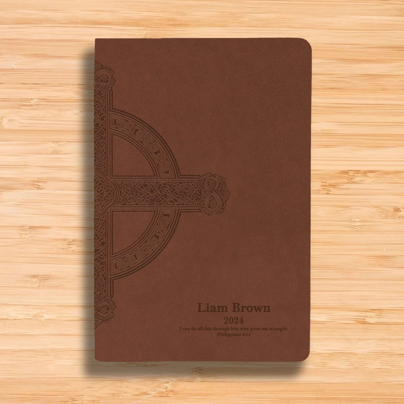 NLT Premium Leather Standard Size Holy Bible Medium Print