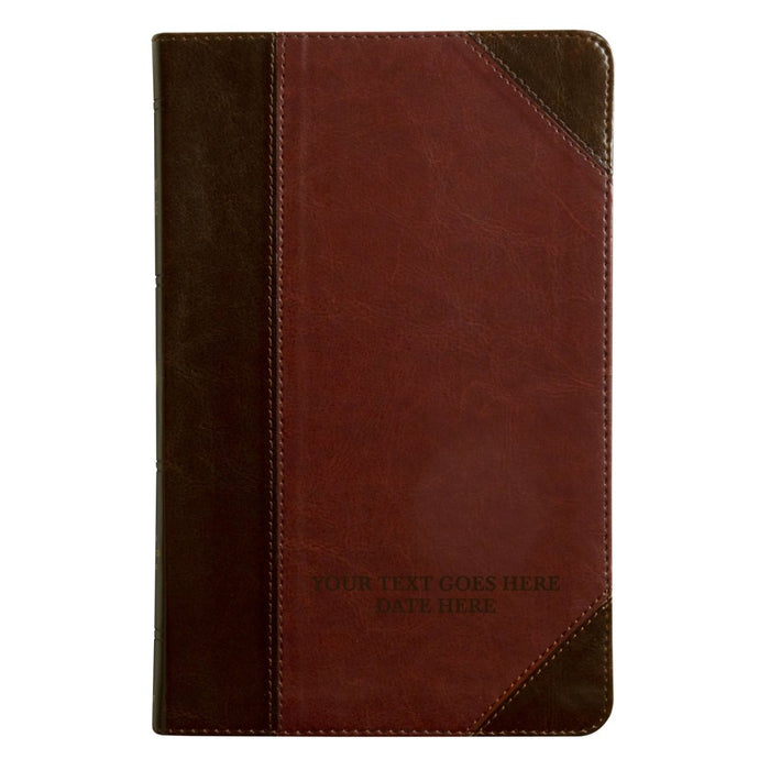 ESV Rich Brown Standard Size Holy Bible Medium Print