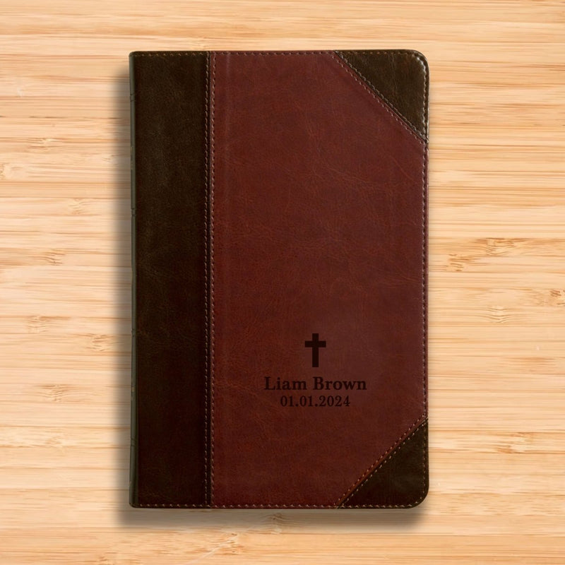 ESV Rich Brown Standard Size Holy Bible Medium Print