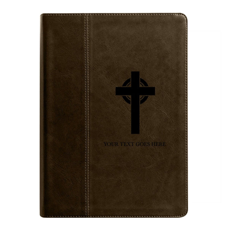 NLT Brown Standard Size Life Holy Bible Medium Print