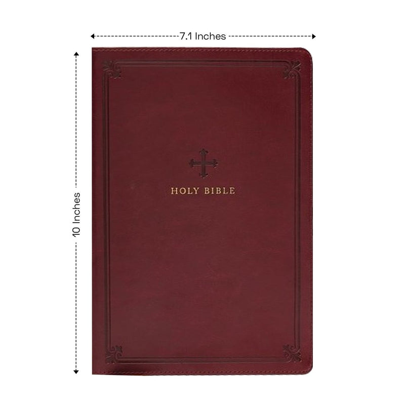 NRSV Red Study Size Holy Bible Large Print | Catholic Standard