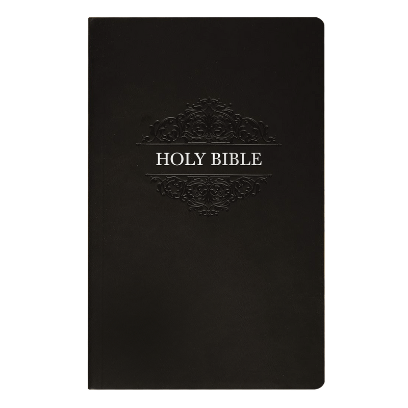 NIV Black Standard Size Soft Touch Holy Bible Small Print