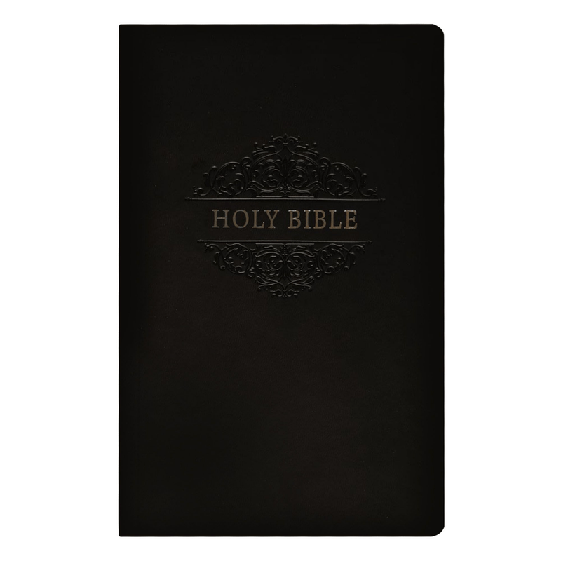 NIV Black Standard Size Soft Touch Holy Bible Small Print