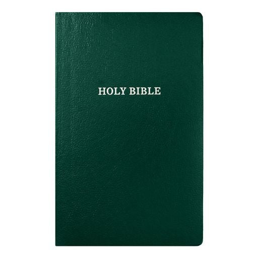 KJV Green Standard Size Holy Bible Small Print