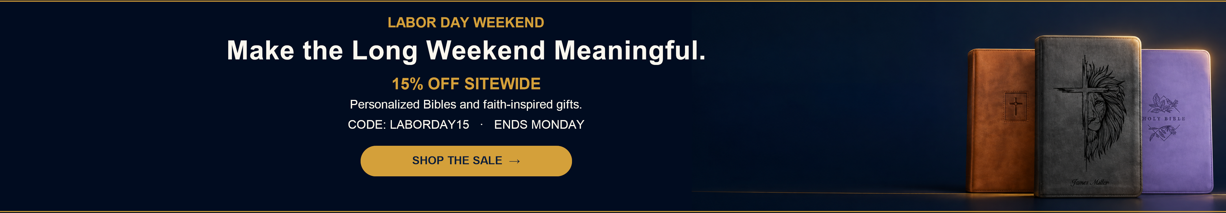 Labor Day Weekend: 15% off sitewide. Use code LABORDAY15. Ends Monday.