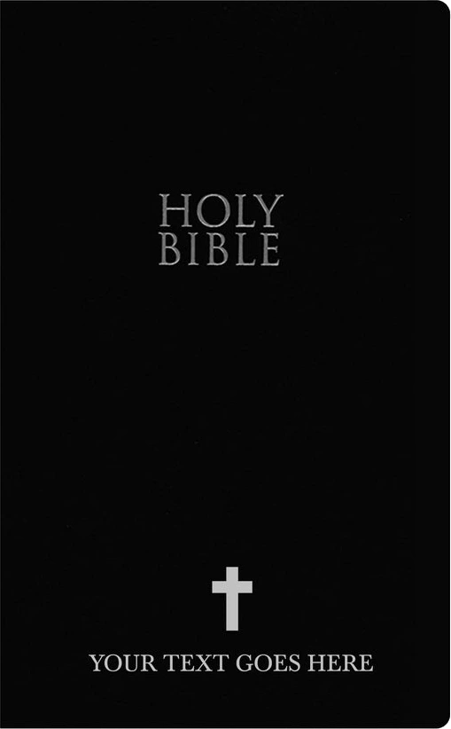 NIV Black Standard Size Holy Bible Small Print