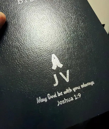 Customer Bible personalized with verses